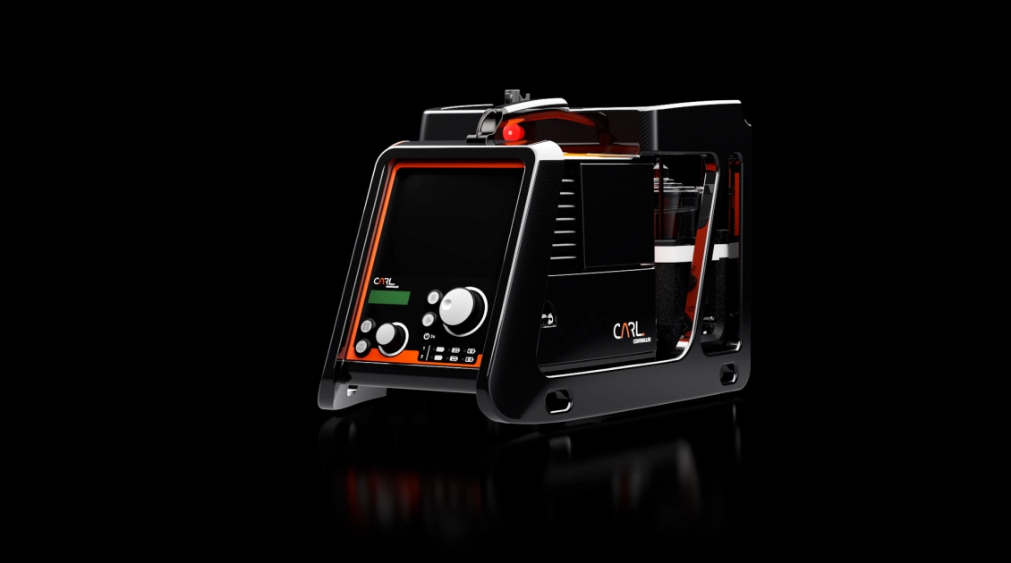 CARL Controller Side View Black Background